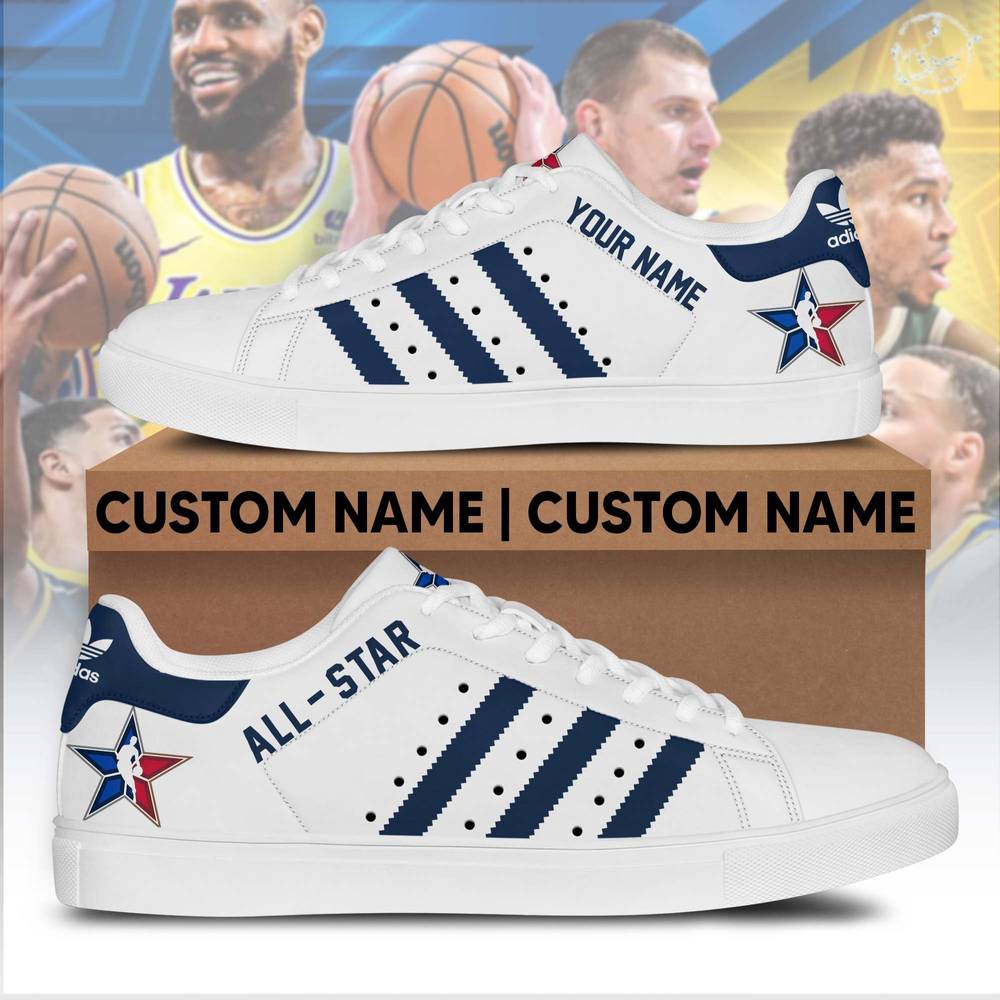 NBA All Star East Custom Name Stan Smith Shoes