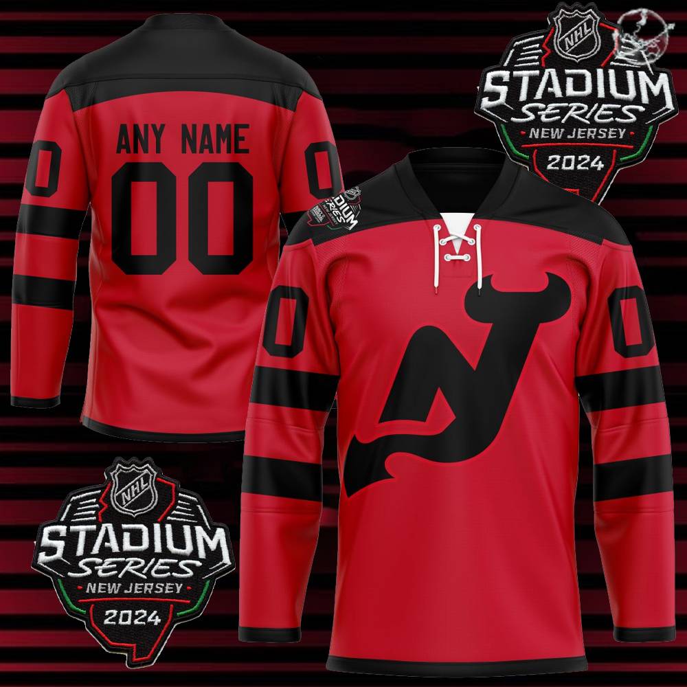 NHL New Jersey Devils Personalized 2024 Stadium Series Hockey Jersey