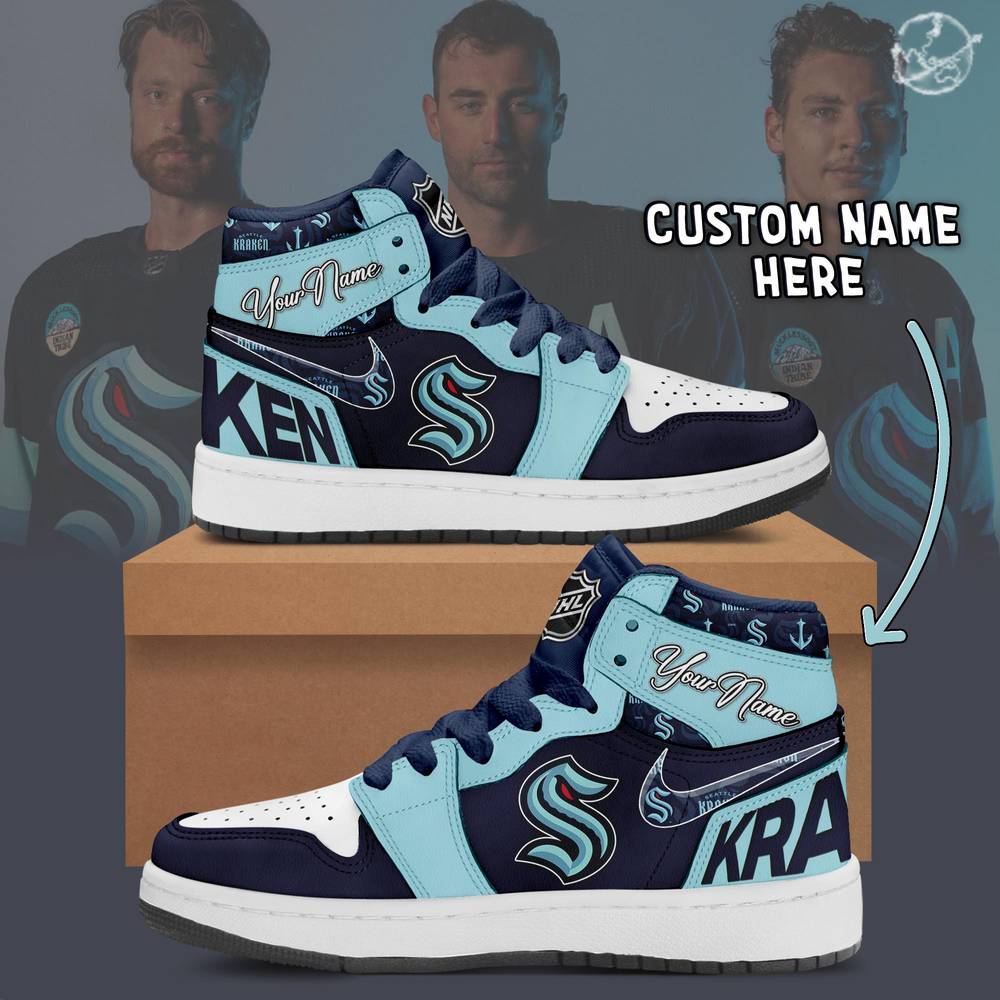 NHL Seattle Kraken Air Jordan 1 Sneaker