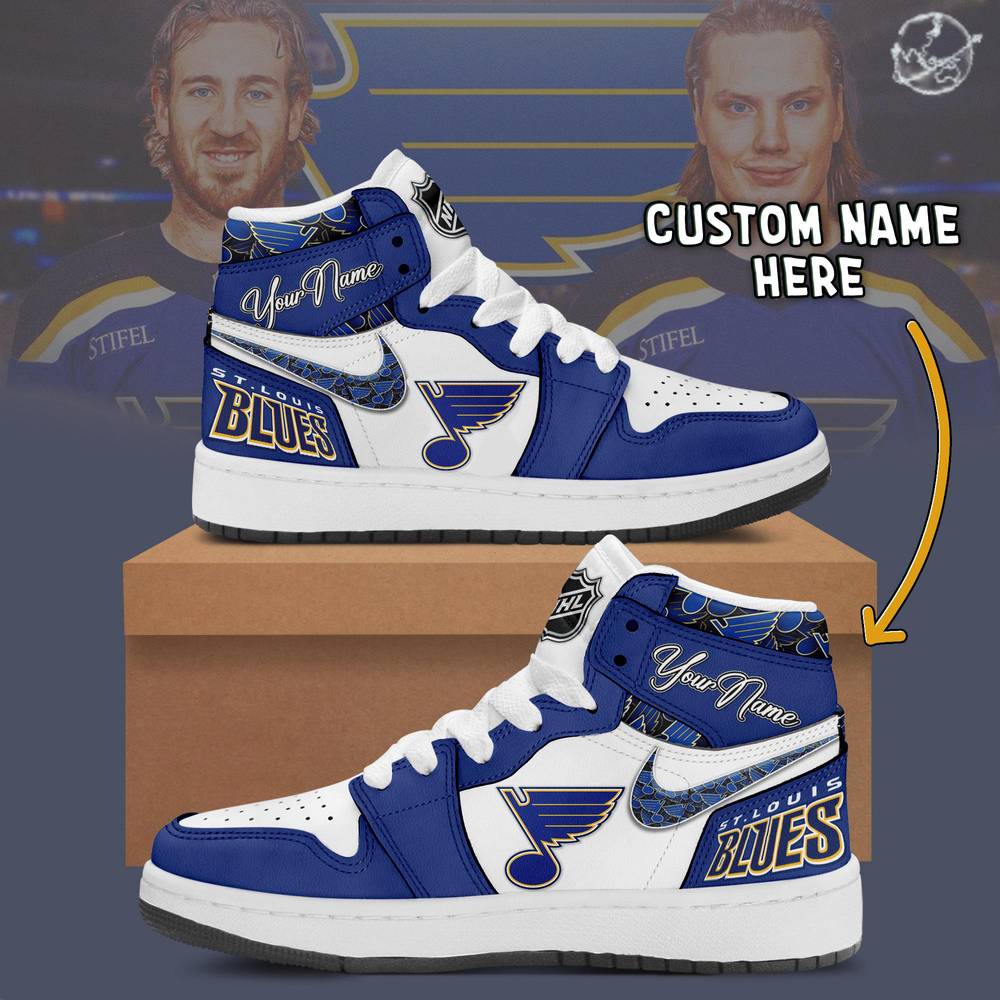 NHL St. Louis Blues Air Jordan 1 Sneaker