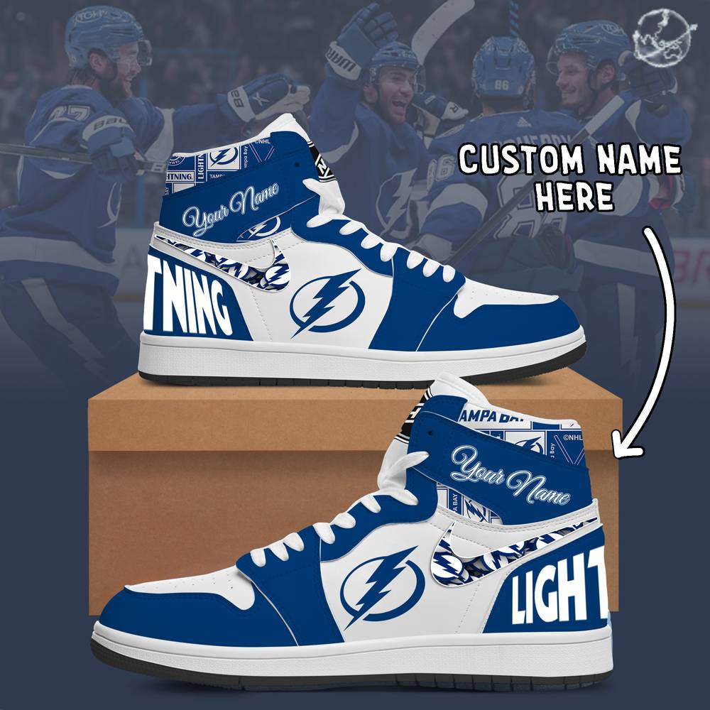 NHL Tampa Bay Lightning Air Jordan 1 Sneaker