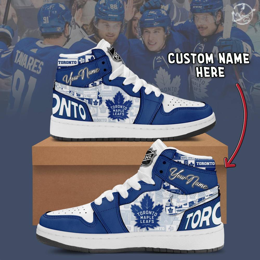 NHL Toronto Maple Leafs Air Jordan 1 Sneaker