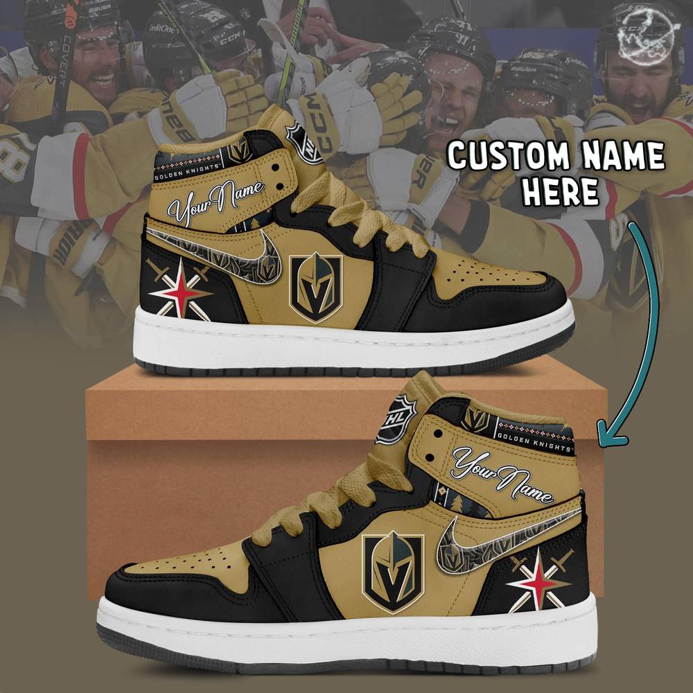 NHL Vegas Golden Knights Air Jordan 1 Sneaker