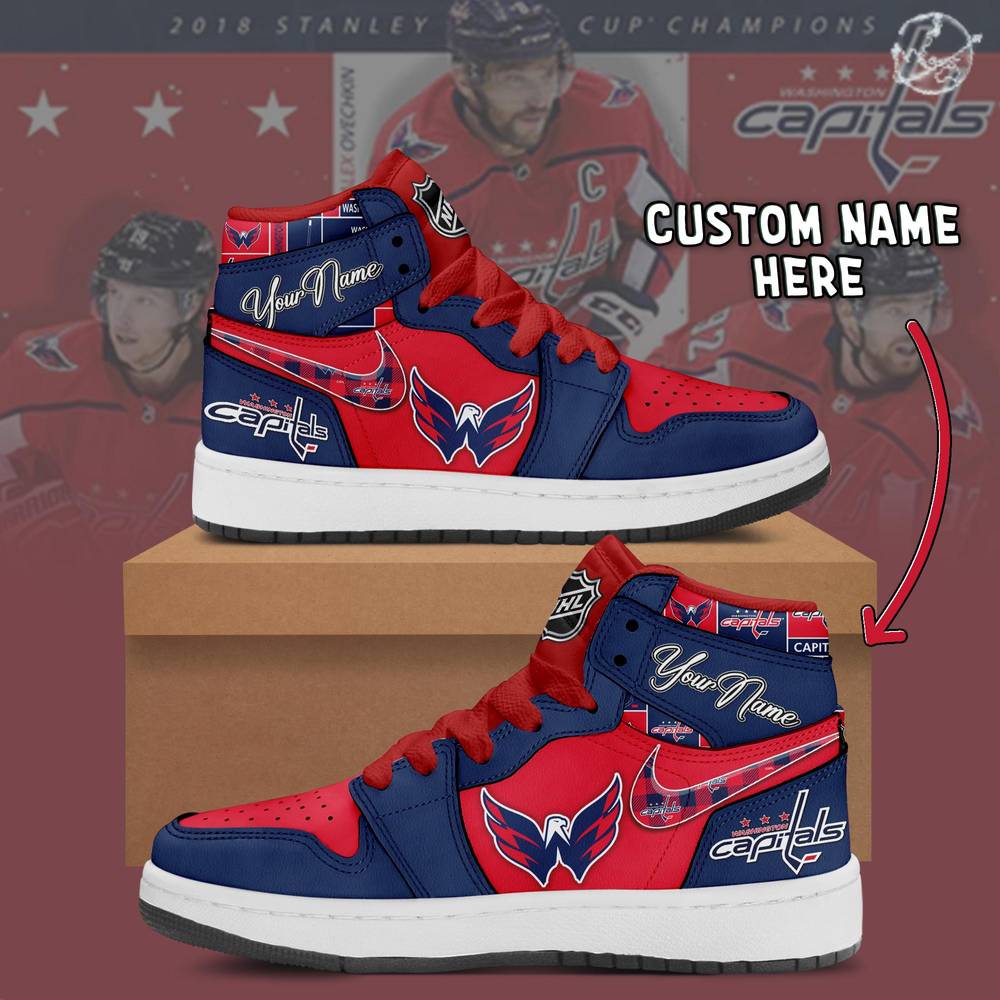 NHL Washington Capitals Air Jordan 1 Sneaker