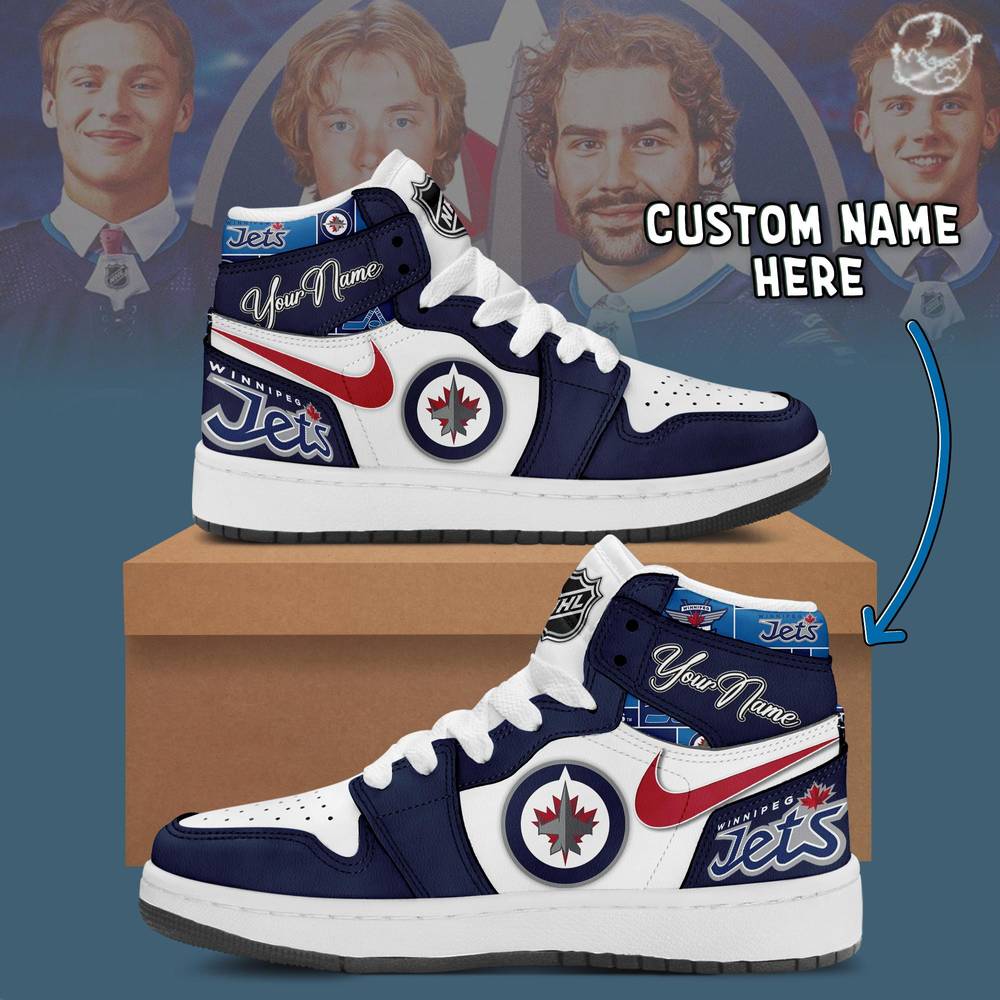 NHL Winnipeg Jets Air Jordan 1 Sneaker