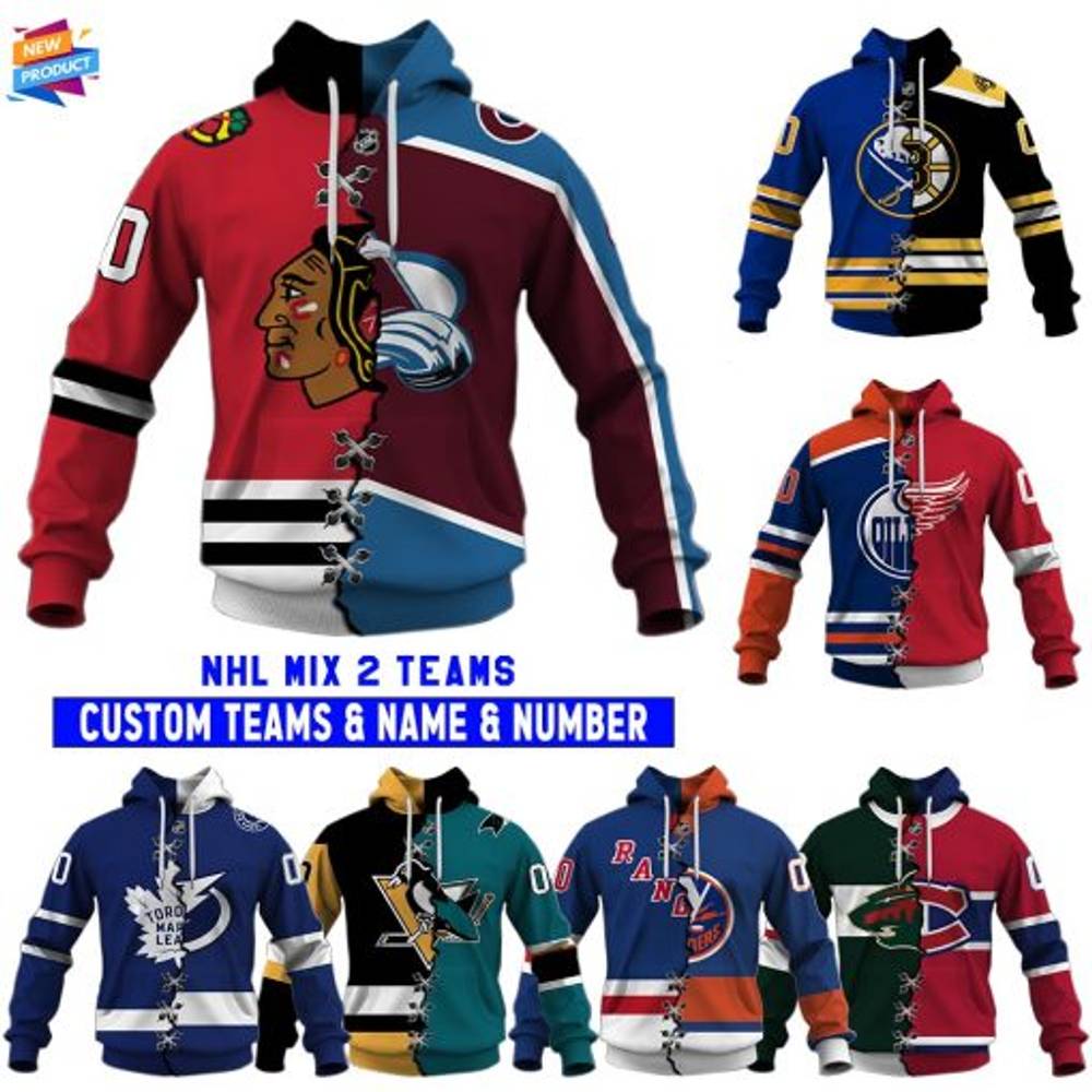 Mix 2 NHL Teams Select Any 2 Teams to Mix and Match!