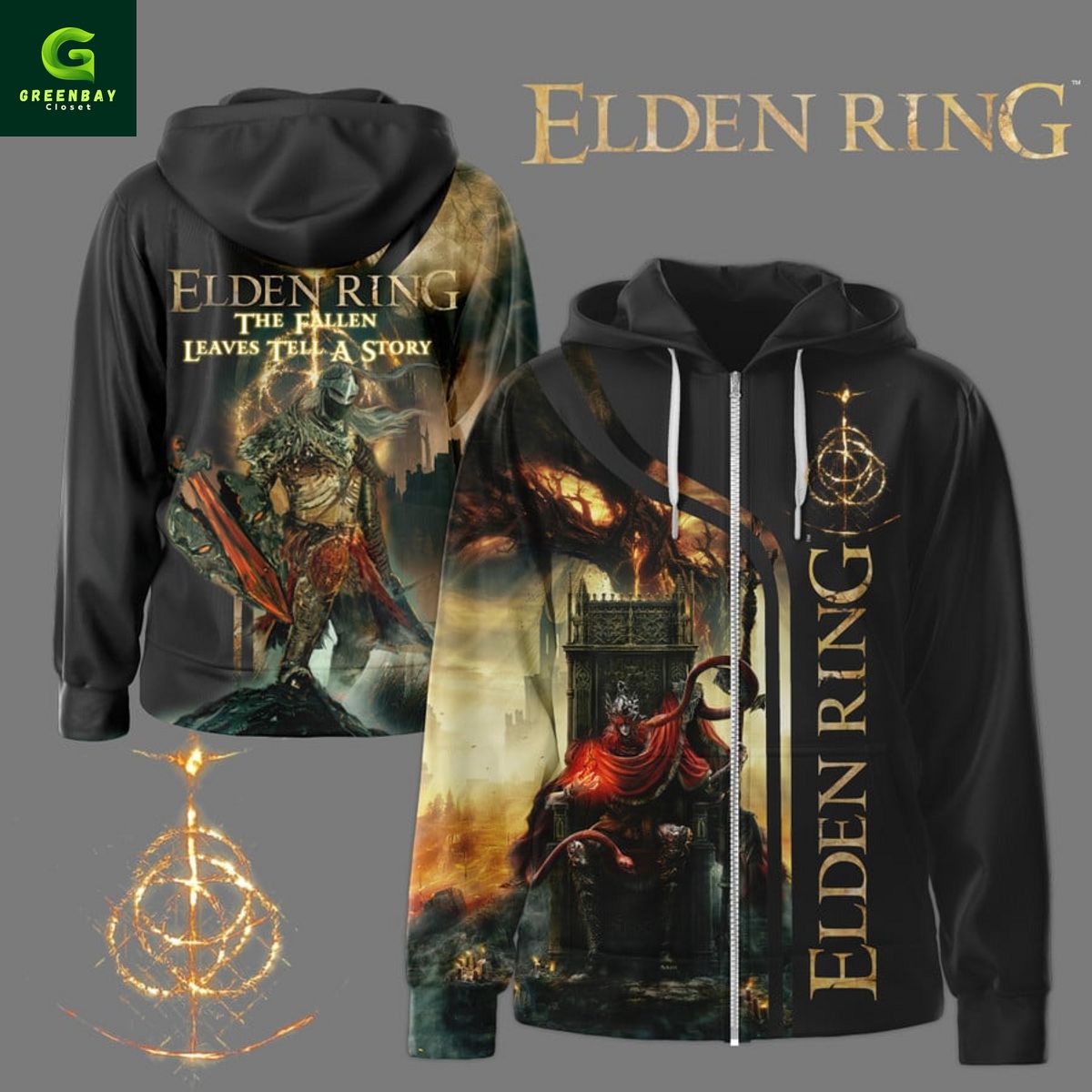 Elden Ring The Fallen Leaves Tell A Story 3d Hoodie Elden Ring The Fallen Leaves Tell A Story 3d Hoodie