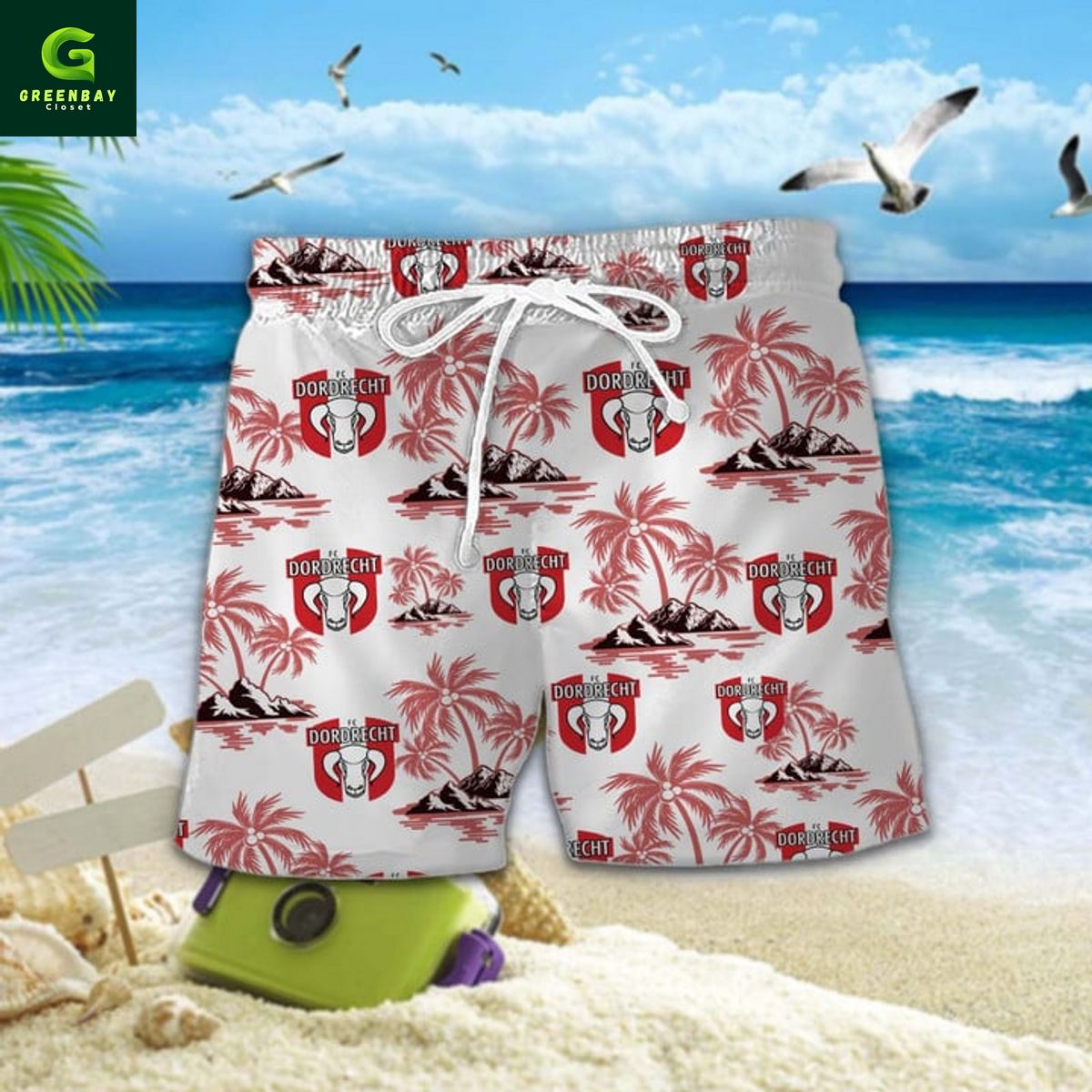 FC Dordrecht Eredivisie Hawaiian Shirt And Short FC Dordrecht Eredivisie Hawaiian Shirt And Short