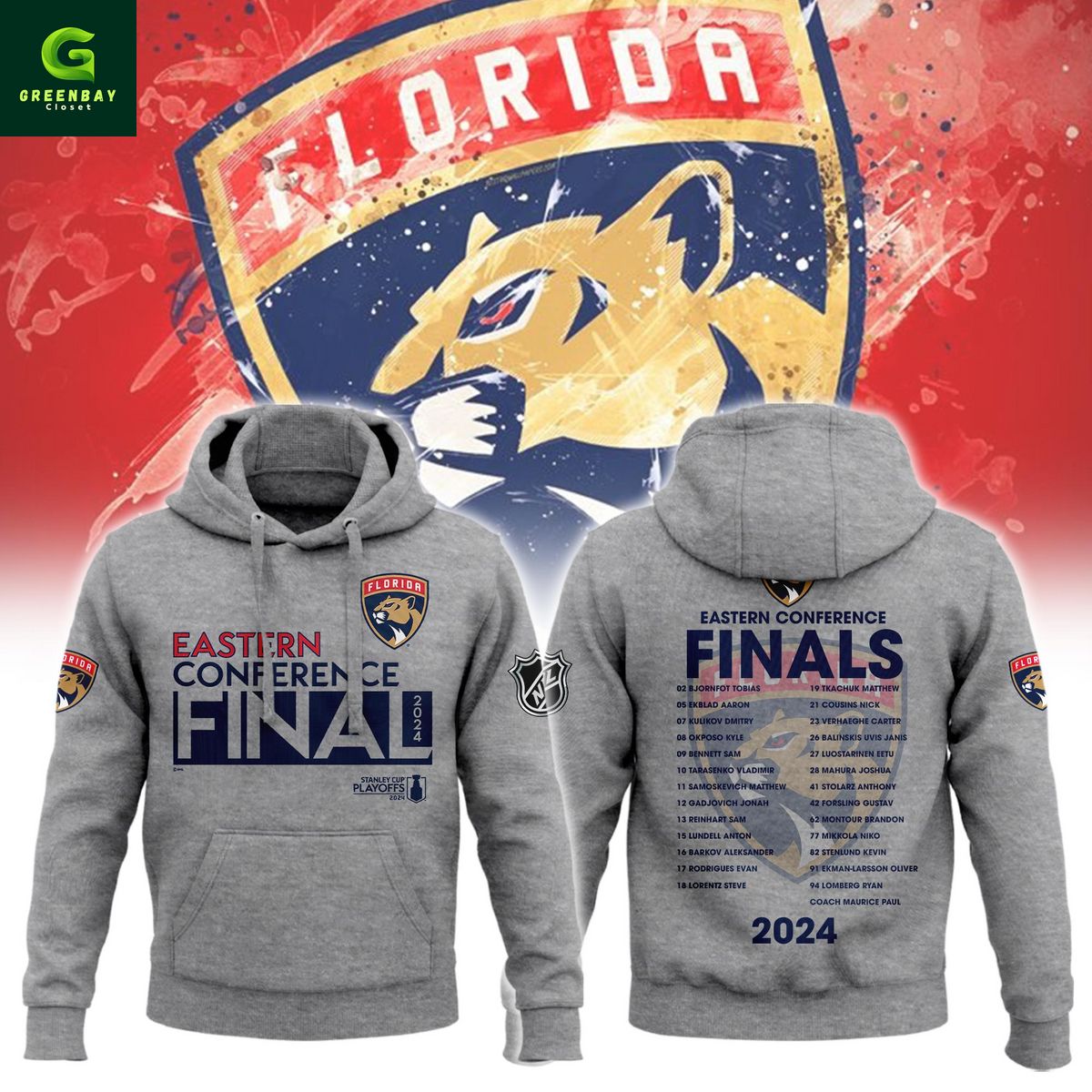 Florida Panthers 2024 Western Conference Finals Hoodie Florida Panthers 2024 Western Conference Finals Hoodie