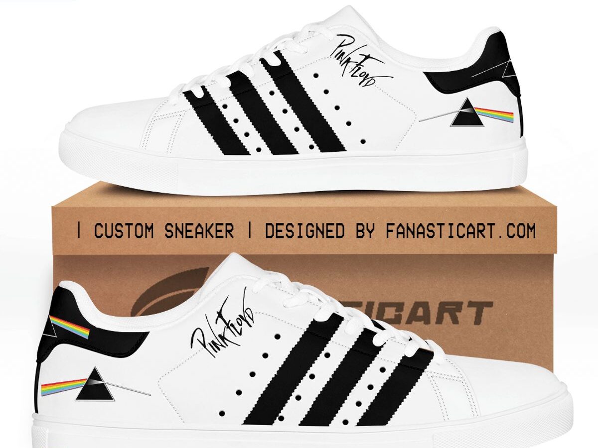Free Shipping] Pink Floyd adidas stan smith shoes