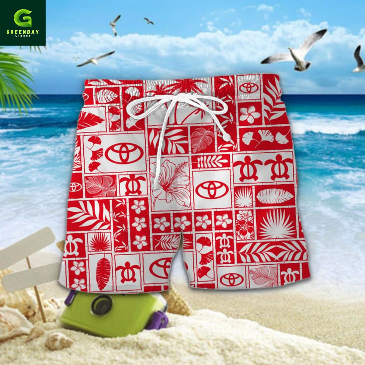 Toyota Tropical Summer Hawaiian Shirt Toyota Tropical Summer Hawaiian Shirt