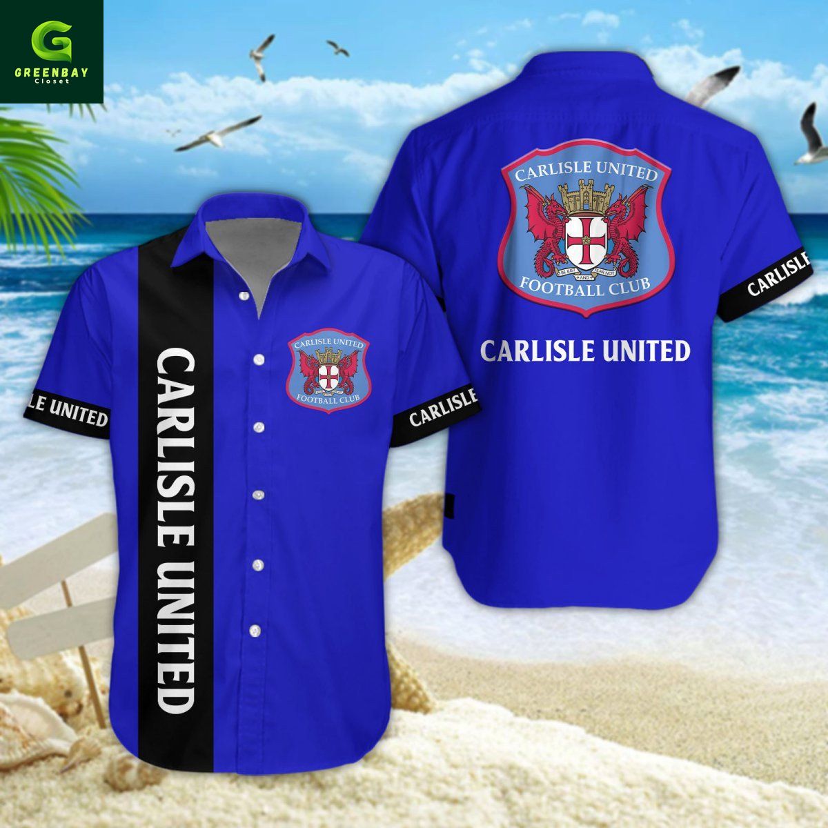 Carlisle United 2024 Hawaiian Shirt And Short Carlisle United 2024 Hawaiian Shirt And Short