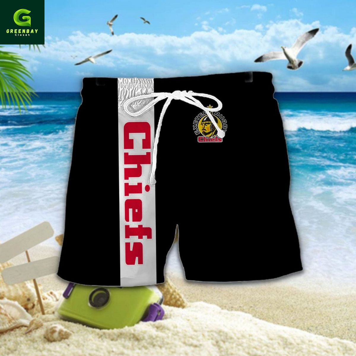 Exeter Chiefs Rugby Hawaiian Shirt Exeter Chiefs Rugby Hawaiian Shirt