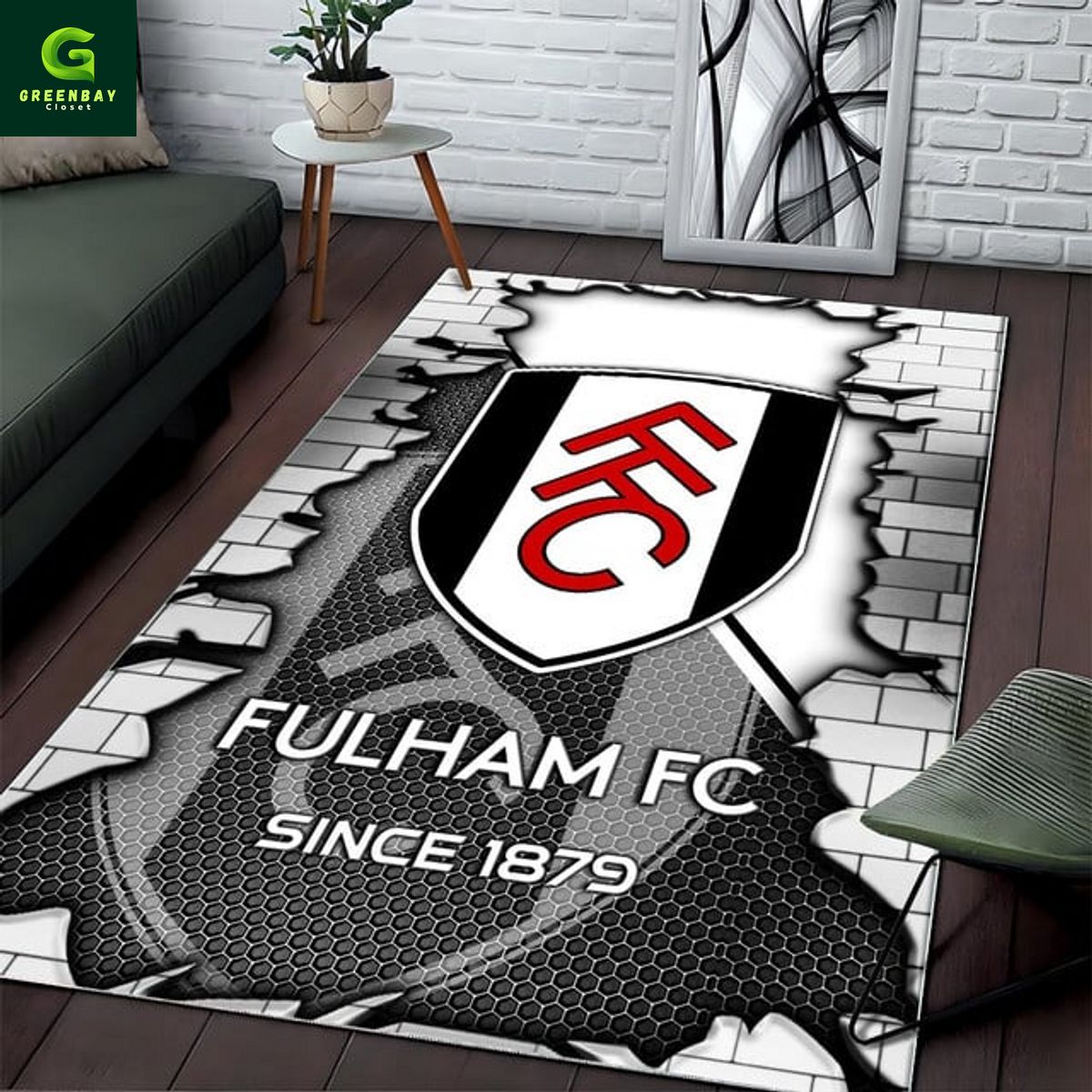 Fulham Broken Brick Rug Carpet Fulham Broken Brick Rug Carpet
