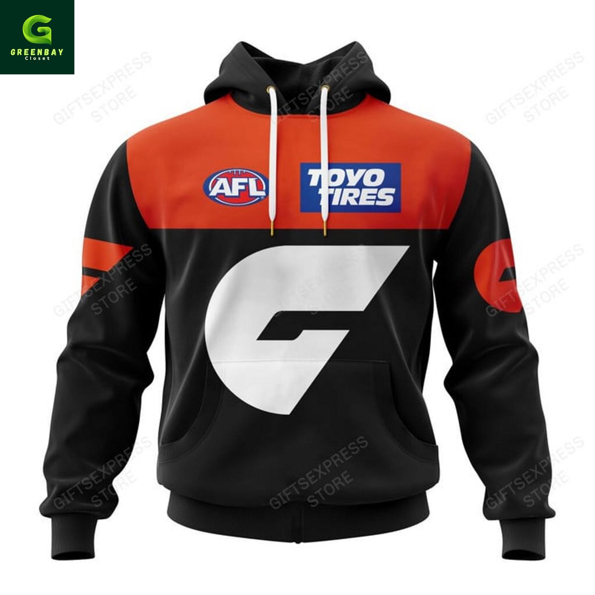 GWS GIANTS AFL Personalized 2024 home kits hoodie GWS GIANTS AFL Personalized 2024 home kits hoodie