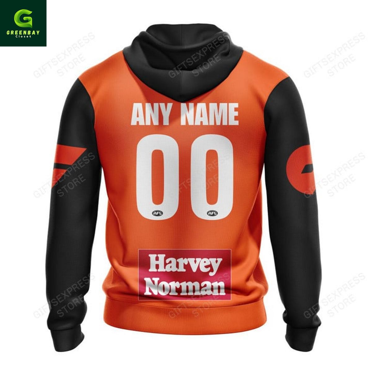 GWS GIANTS AFL Personalized 2024 home kits hoodie GWS GIANTS AFL Personalized 2024 home kits hoodie