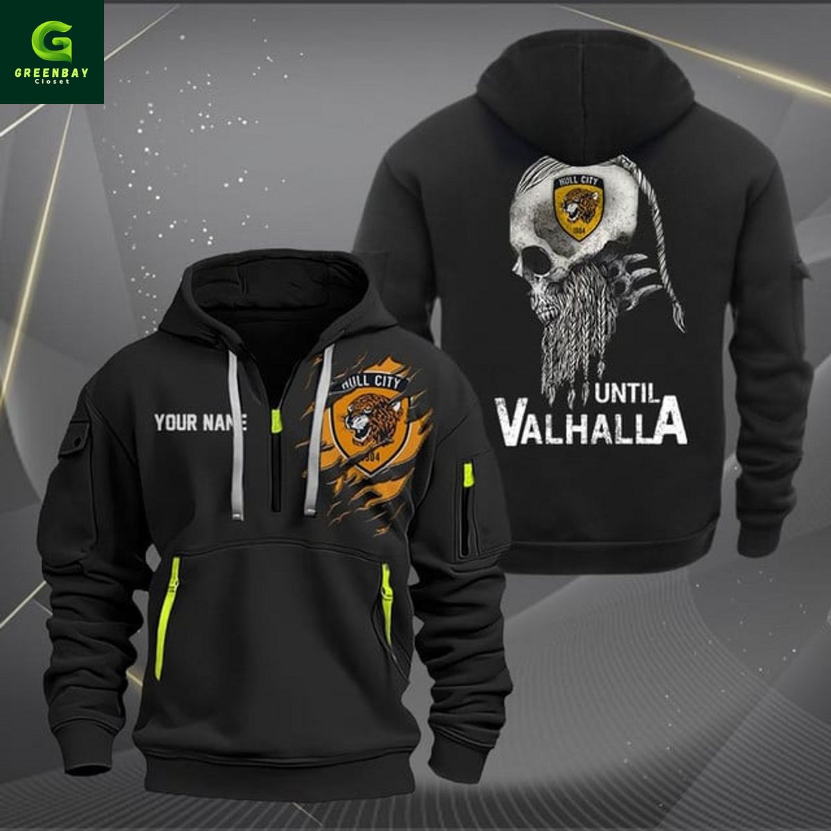 Hull City Until Valhalla Personalized Heavy Hoodie Hull City Until Valhalla Personalized Heavy Hoodie
