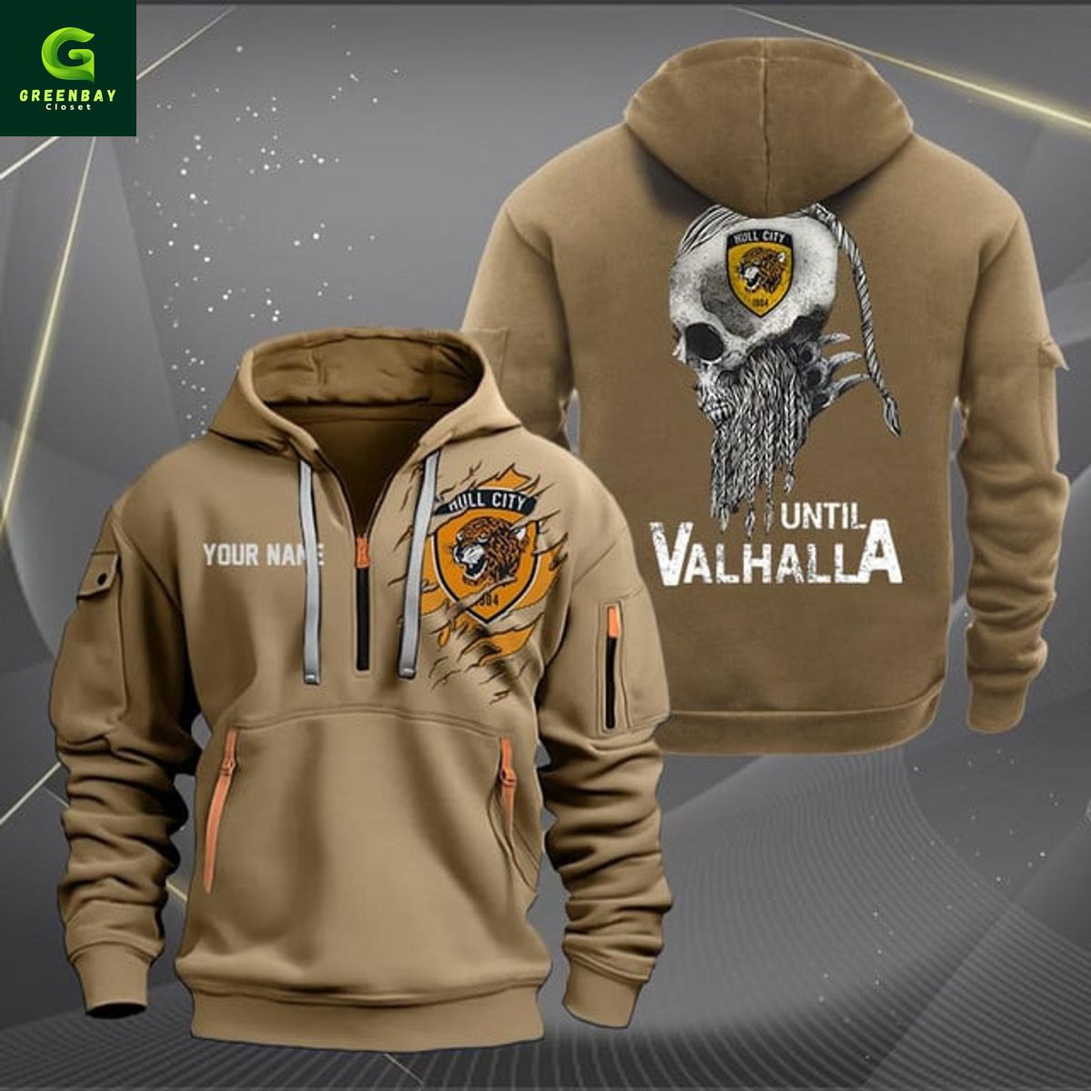 Hull City Until Valhalla Personalized Heavy Hoodie Hull City Until Valhalla Personalized Heavy Hoodie