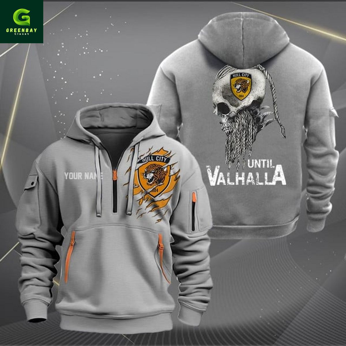 Hull City Until Valhalla Personalized Heavy Hoodie Hull City Until Valhalla Personalized Heavy Hoodie