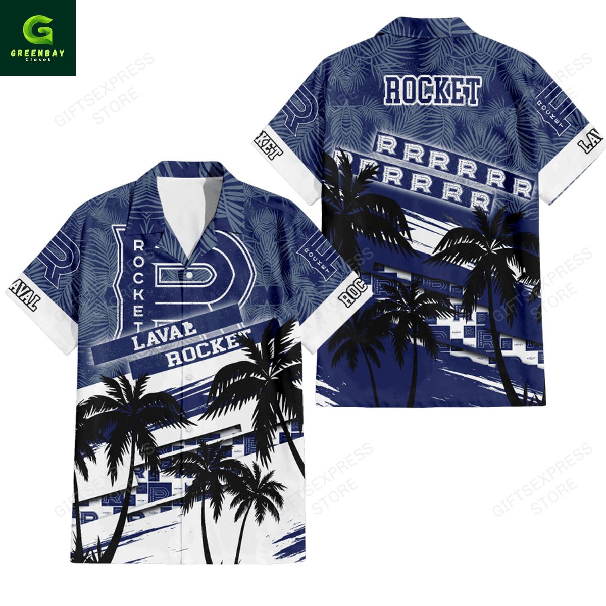 Laval Rocket AHL Hawaiian Shirt Laval Rocket AHL Hawaiian Shirt