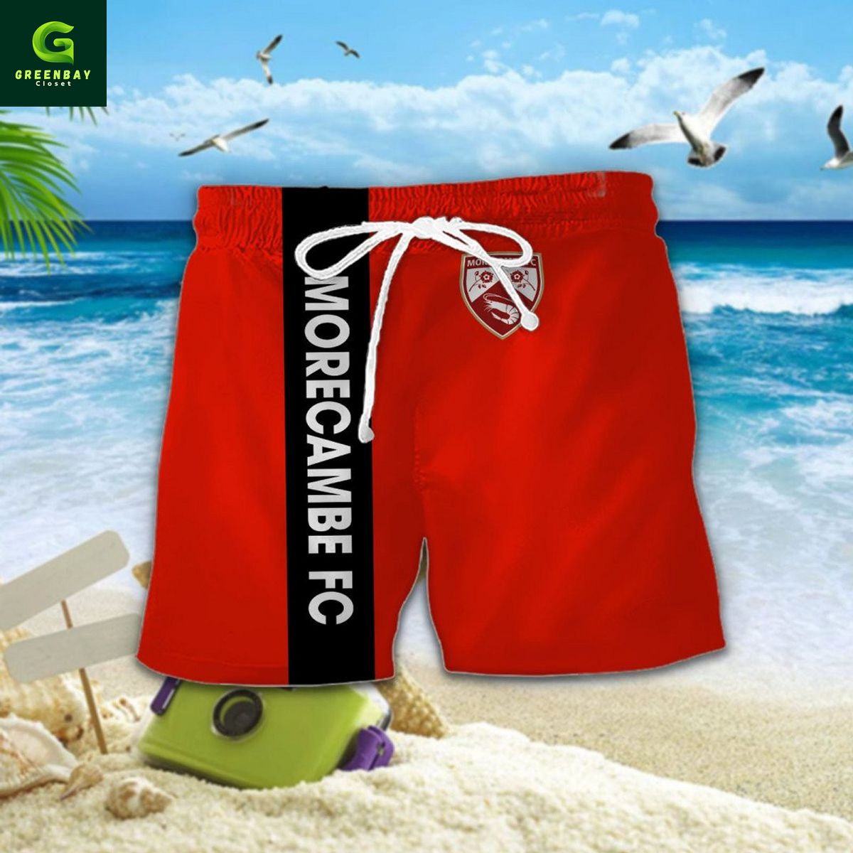 Morecambe F.C 2024 Hawaiian Shirt And Short Morecambe F.C 2024 Hawaiian Shirt And Short