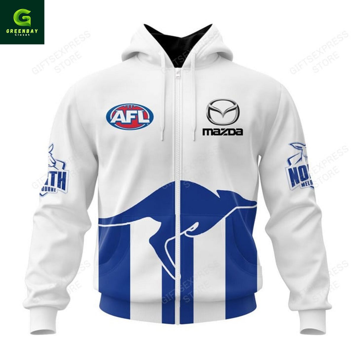 Free Shipping] North Melbourne Football Club C AFL Personalized 2024 home  kits hoodie