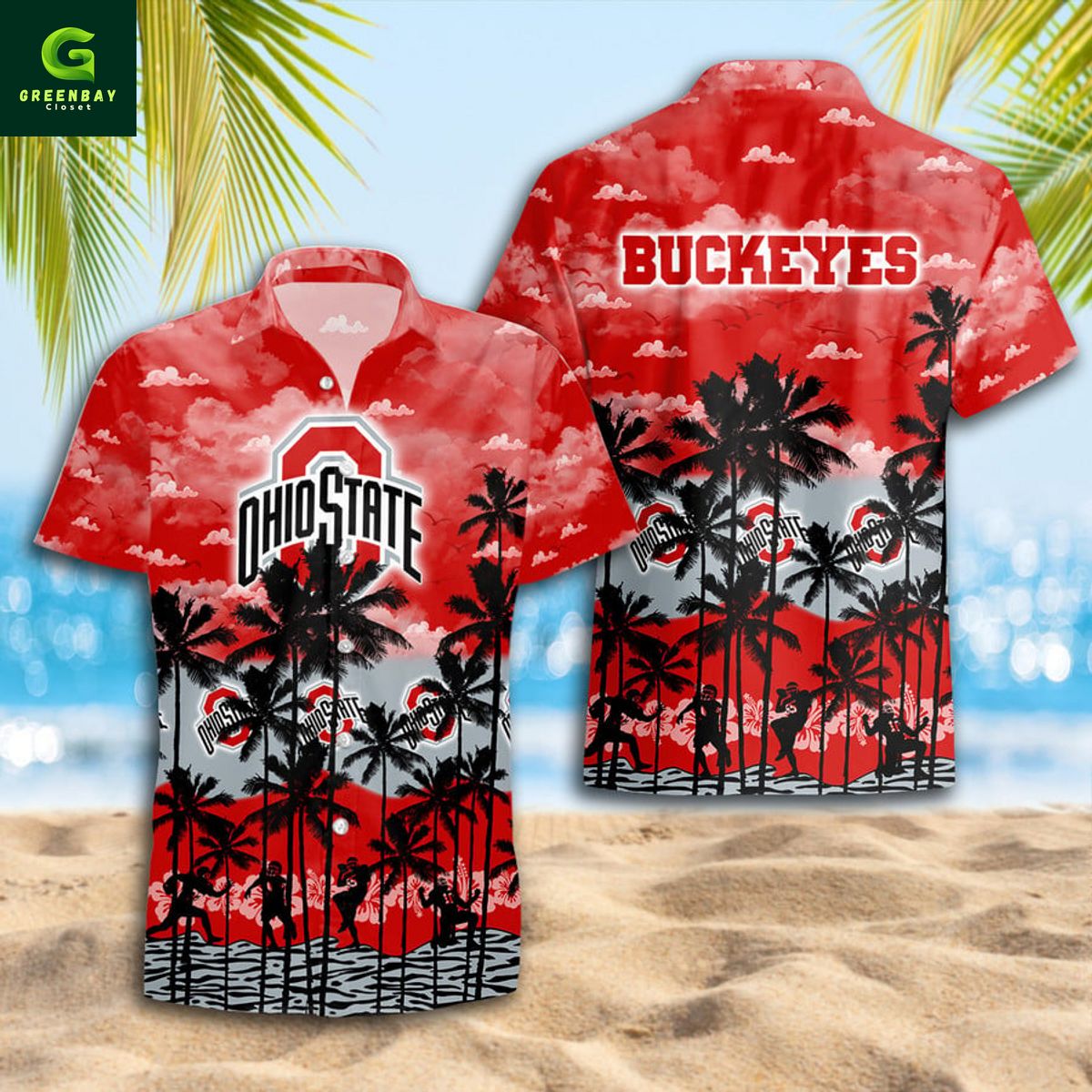 Ohio State Buckeyes Hawaiian Shirt Ohio State Buckeyes Hawaiian Shirt