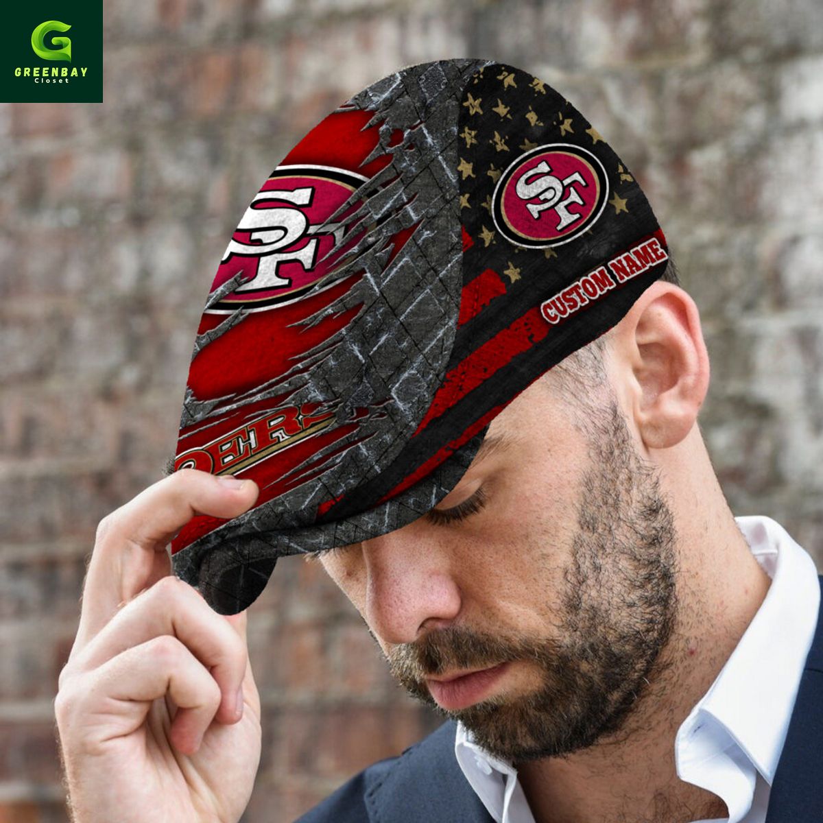 San Francisco 49ers NFL Personalized Jeff Cap San Francisco 49ers NFL Personalized Jeff Cap