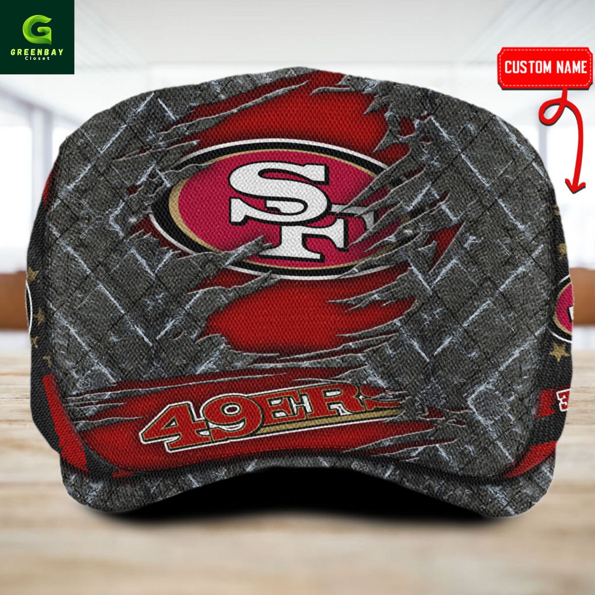 San Francisco 49ers NFL Personalized Jeff Cap San Francisco 49ers NFL Personalized Jeff Cap