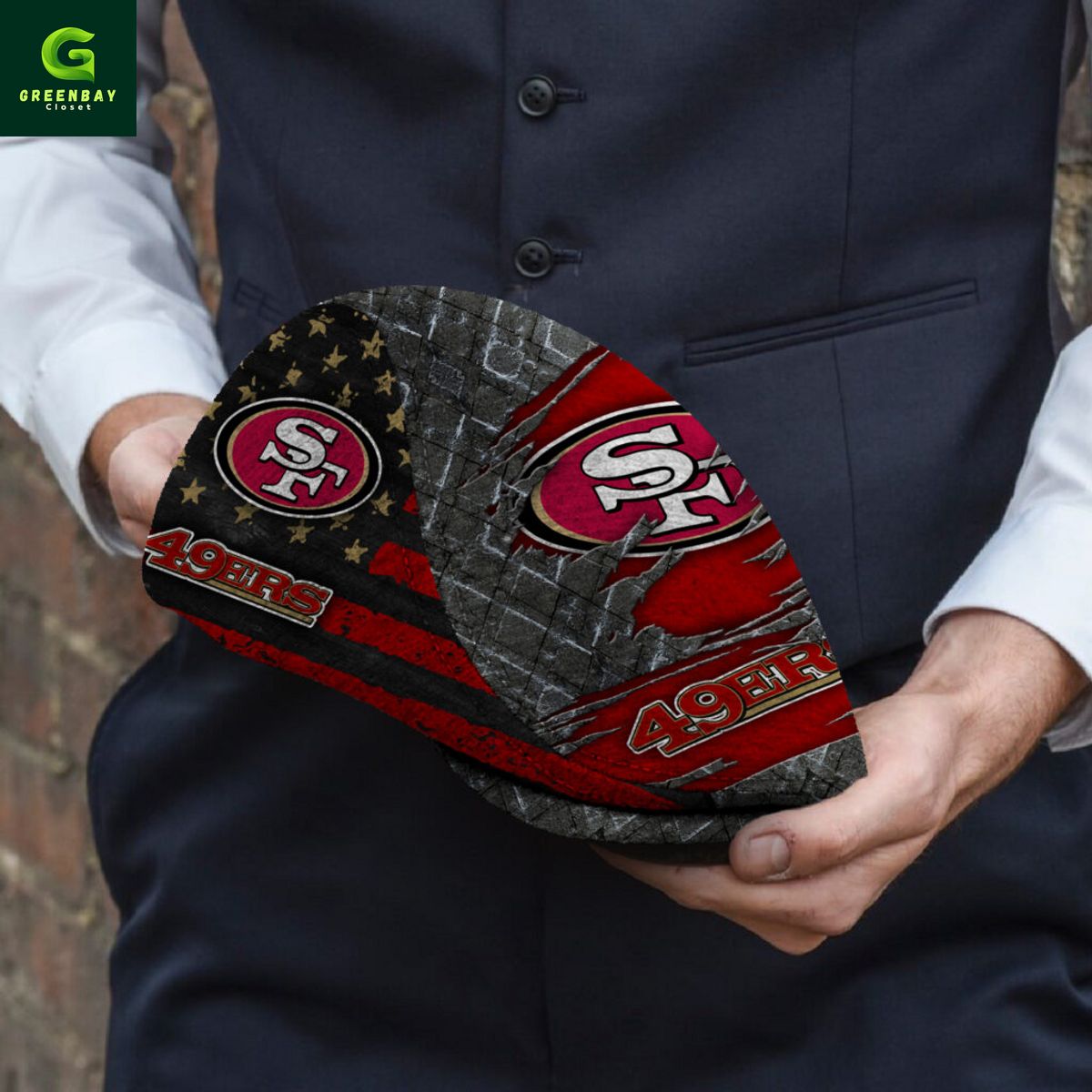 San Francisco 49ers NFL Personalized Jeff Cap San Francisco 49ers NFL Personalized Jeff Cap