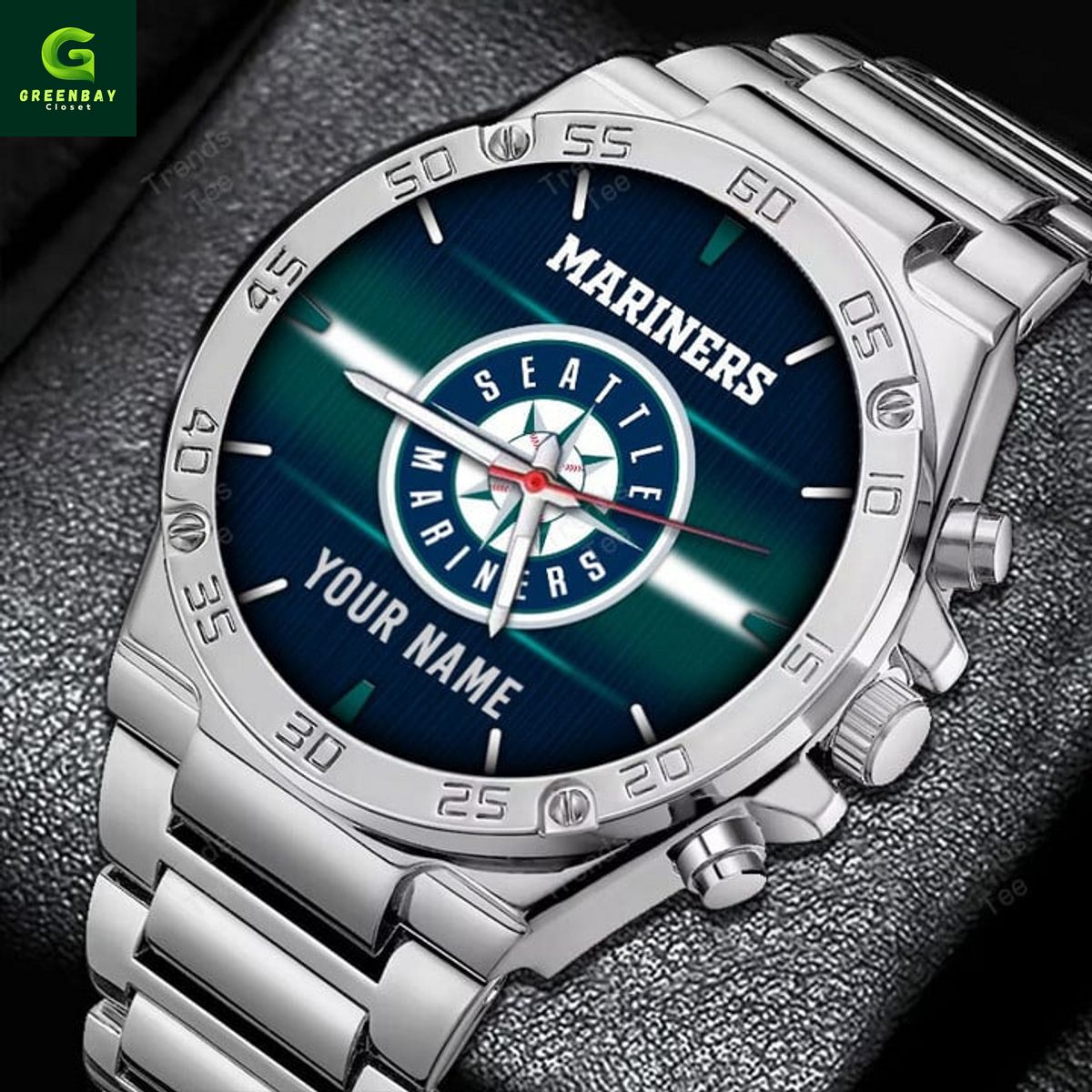 Seattle Mariners MLB Custom Name Hand Watch Seattle Mariners MLB Custom Name Hand Watch