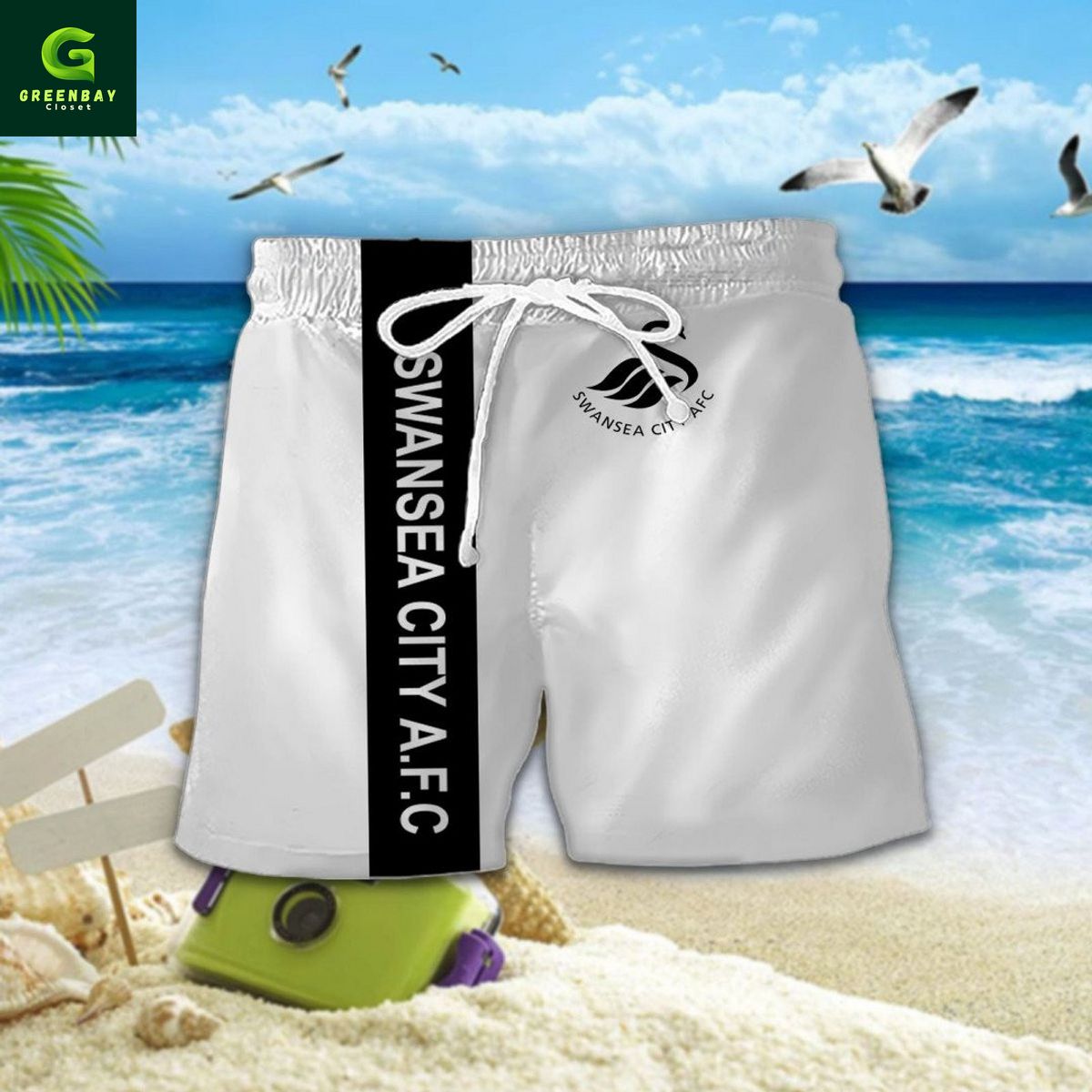 Swansea City A.F.C 2024 Hawaiian Shirt And Short Swansea City A.F.C 2024 Hawaiian Shirt And Short