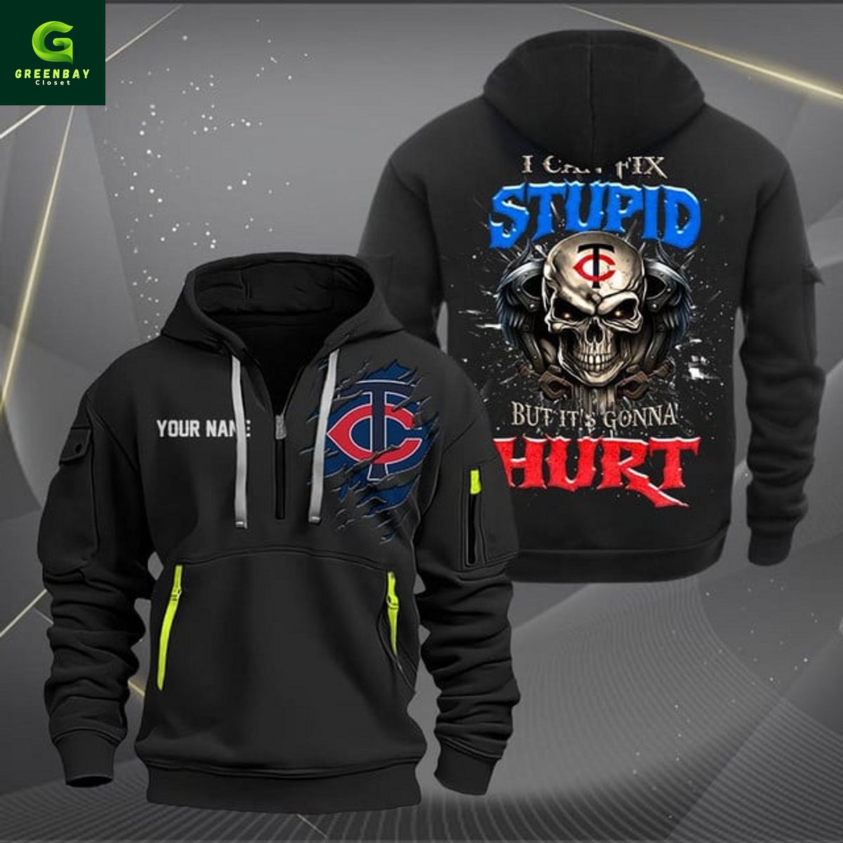 Minnesota Twins MLB Stupid Hurt Heavy Hoodie Minnesota Twins MLB Stupid Hurt Heavy Hoodie