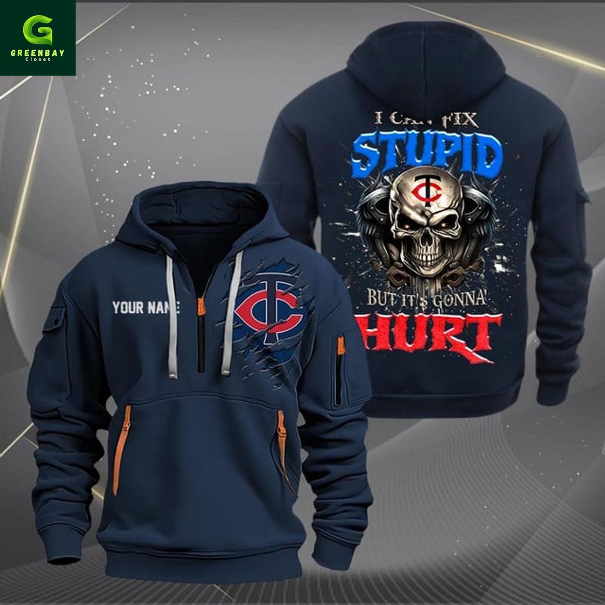 Minnesota Twins MLB Stupid Hurt Heavy Hoodie Minnesota Twins MLB Stupid Hurt Heavy Hoodie