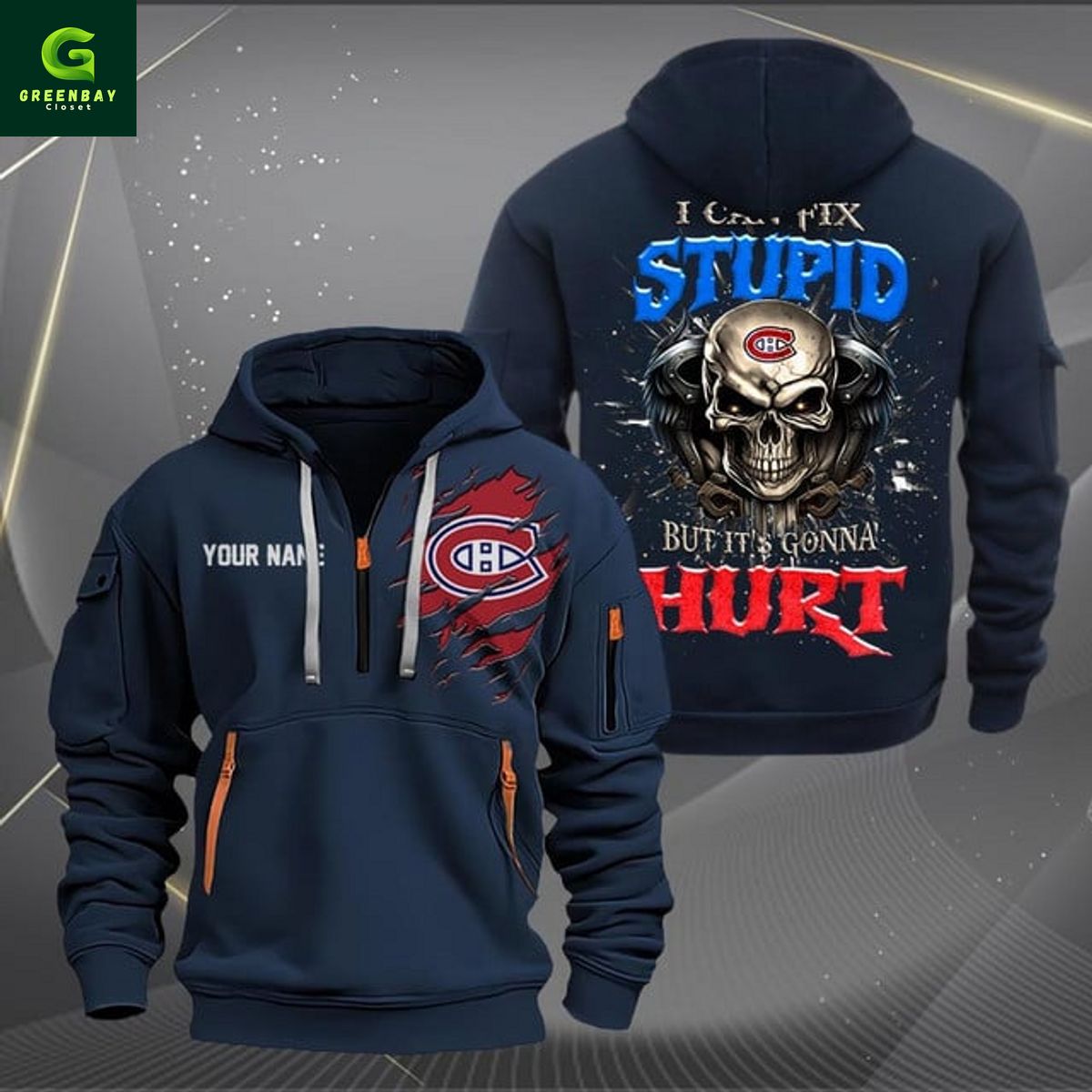 Montreal Canadiens NHL I Can Fix Stupid But It’s Gonna Hurt Heavy Hoodie Montreal Canadiens NHL I Can Fix Stupid But It’s Gonna Hurt Heavy Hoodie
