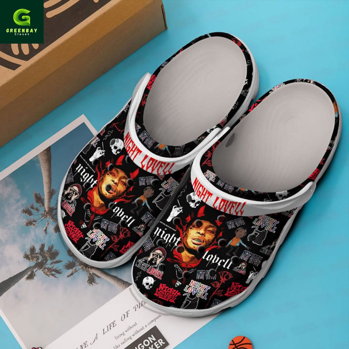 Night Lovell crocs clogs shoes Night Lovell crocs clogs shoes