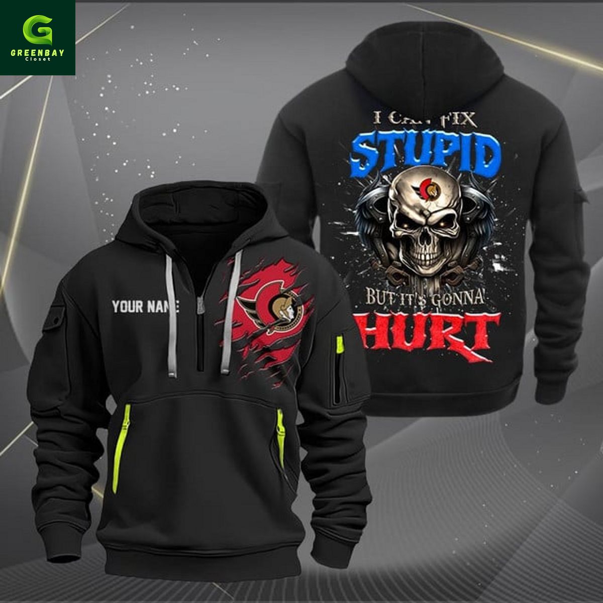 Ottawa Senators NHL I Can Fix Stupid But It’s Gonna Hurt Heavy Hoodie Ottawa Senators NHL I Can Fix Stupid But It’s Gonna Hurt Heavy Hoodie