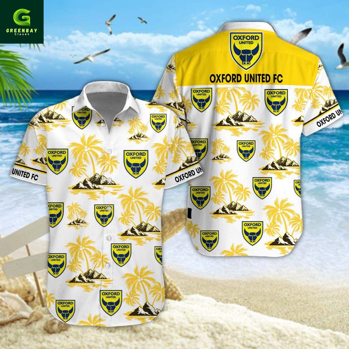 Oxford United Summer Hawaiian Shirt And Short Oxford United Summer Hawaiian Shirt And Short