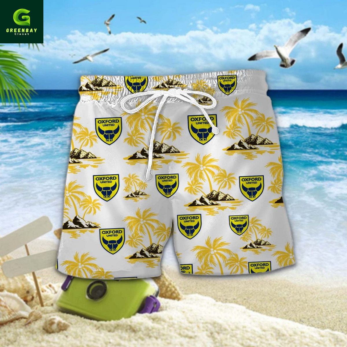 Oxford United Summer Hawaiian Shirt And Short Oxford United Summer Hawaiian Shirt And Short