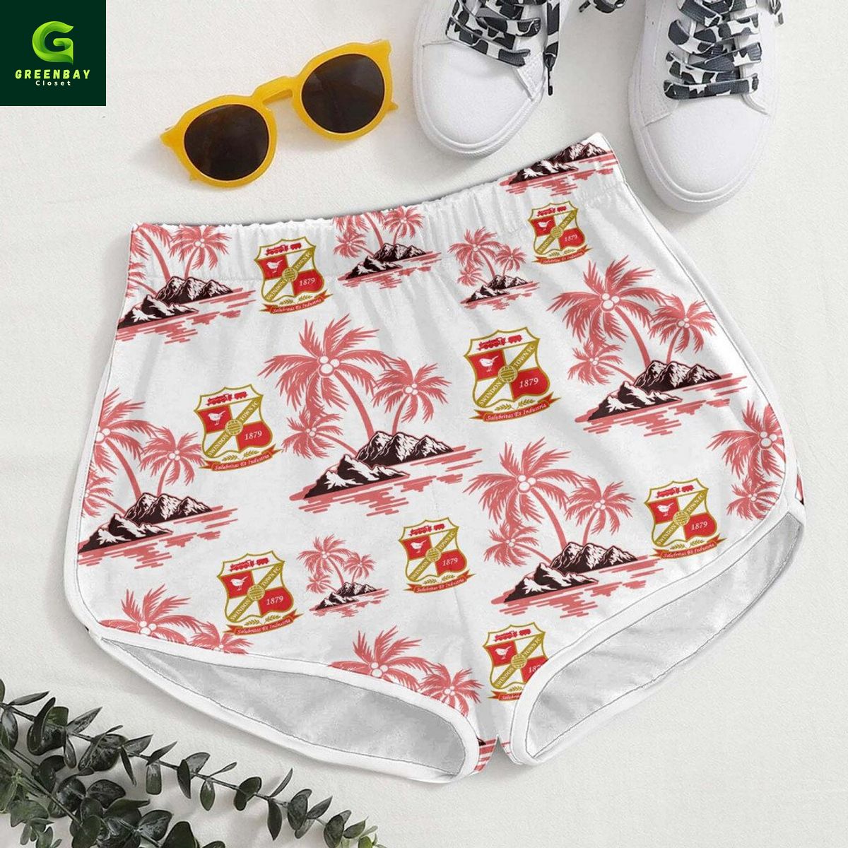 Swindon Town Summer Hawaiian Shirt And Short Swindon Town Summer Hawaiian Shirt And Short