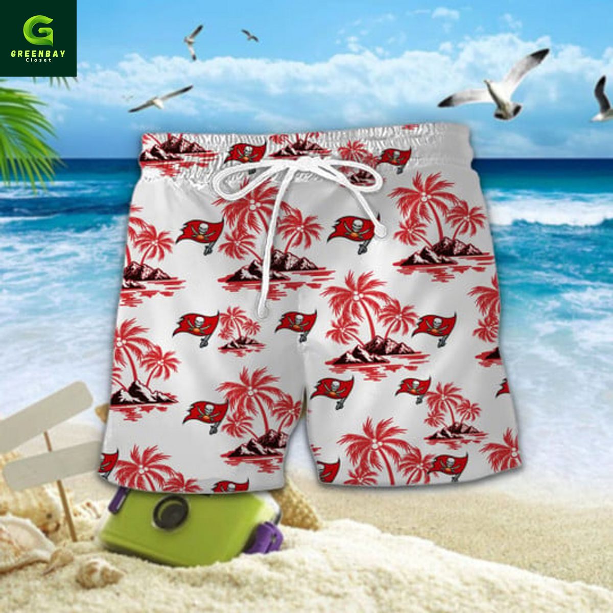 Tampa Bay Buccaneers NFL Tropical Hawaiian Shirt And Short Tampa Bay Buccaneers NFL Tropical Hawaiian Shirt And Short