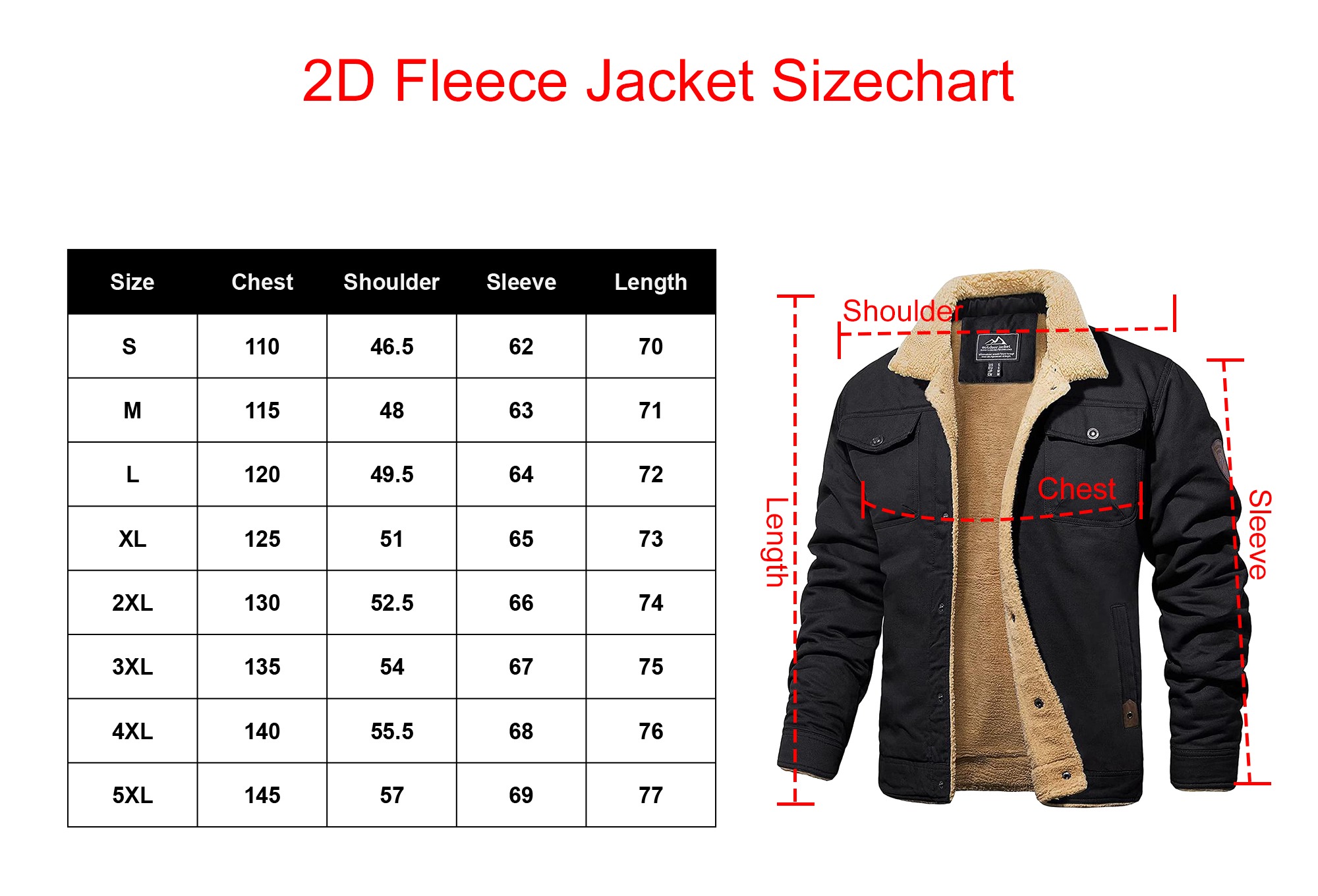 2D Fleece Leather Jacket