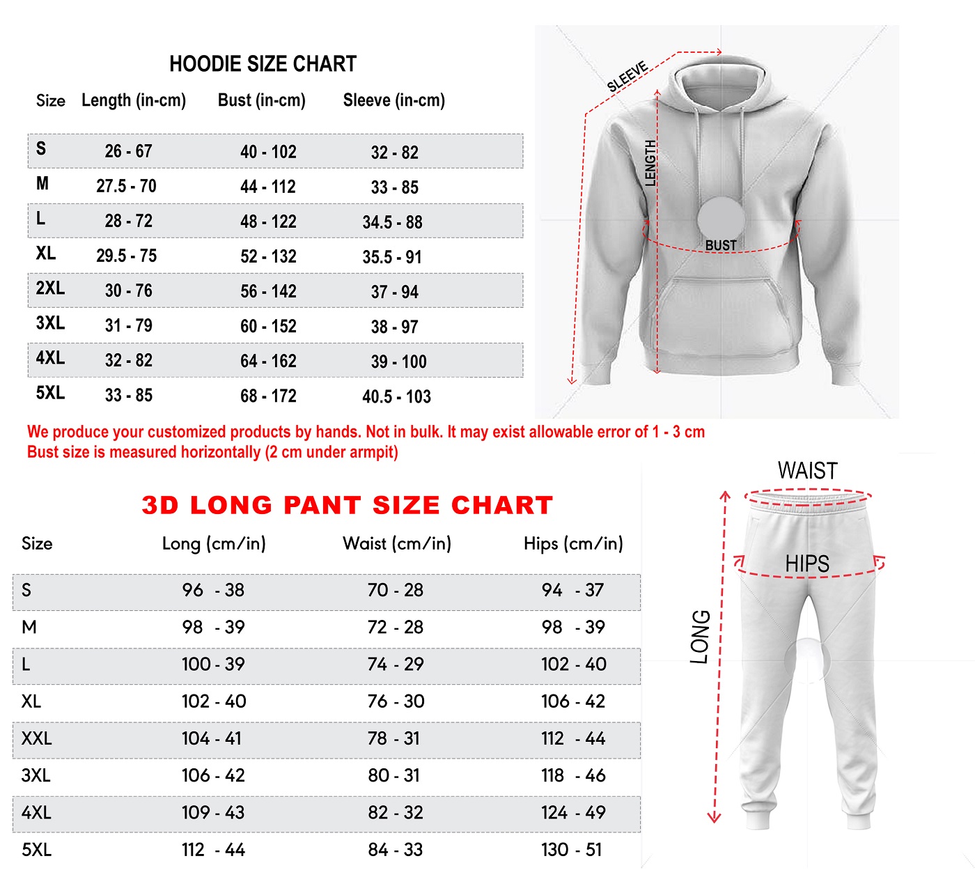 3D Combo Hoodie Long Pant