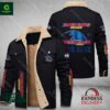 Adelaide Crows AFL Personalized Fleece Leather Jacket