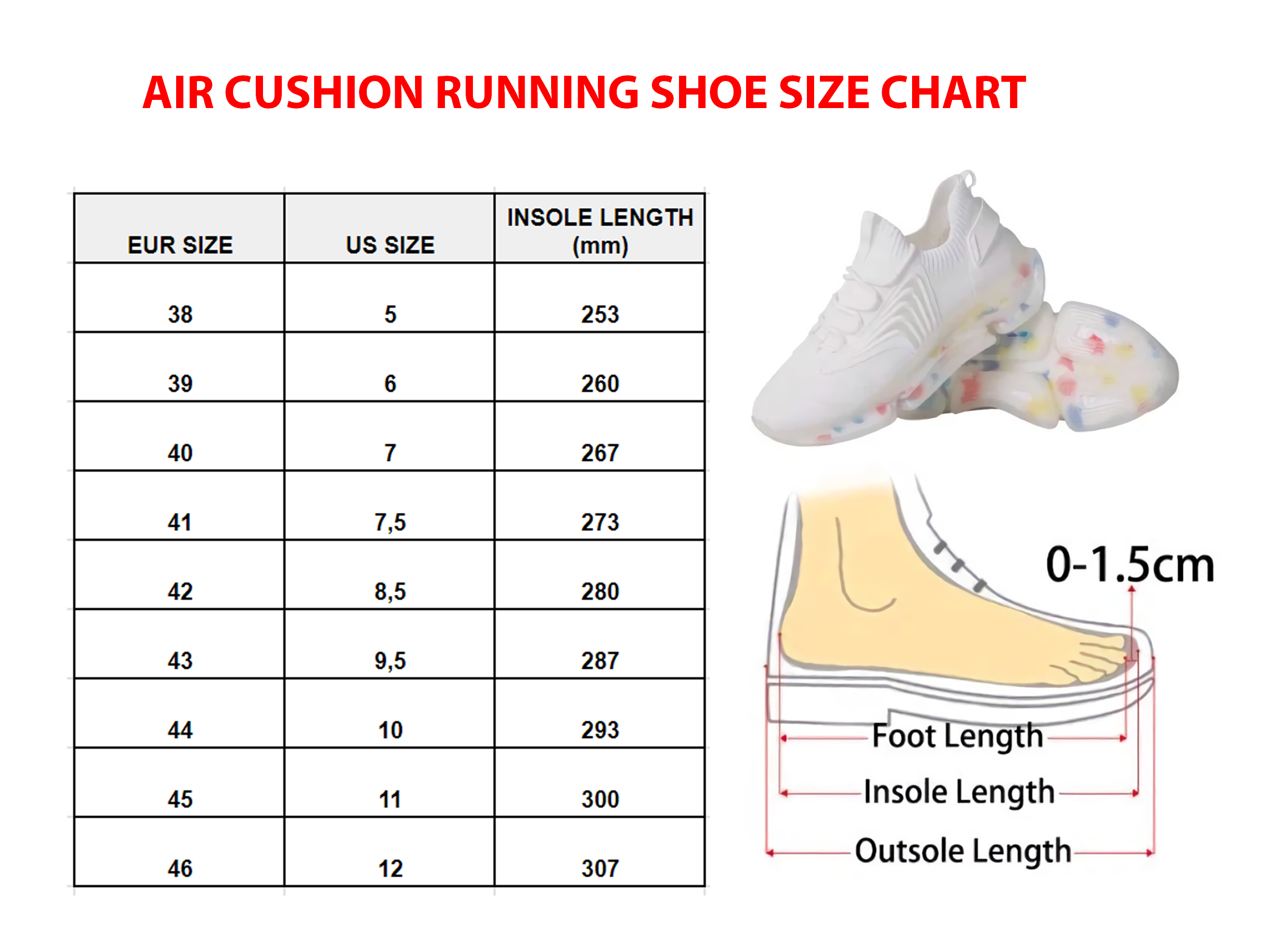 Air Cushion Running Shoes