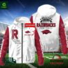 Arkansas Razorbacks NCAA Personalized Windbreaker Outdoor Jacket