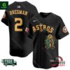 Astros Mexico Guadalupe Alex Bregman Vapor Premier Black Jersey