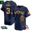 Astros Mexico Guadalupe Jeremy Pena Vapor Premier Navy Jersey