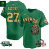 Astros Mexico Guadalupe Jose Altuve Vapor Premier Green Jersey