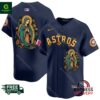 Astros Mexico Guadalupe Vapor Premier Navy Jersey